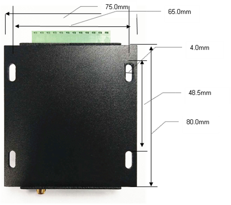 485接口4G DTU 远程透明数据传输QK-G400T(图2)