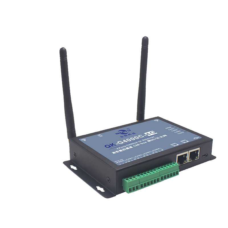 4路CAN转 4G DTU  双网口   QK-G4000C(图3)