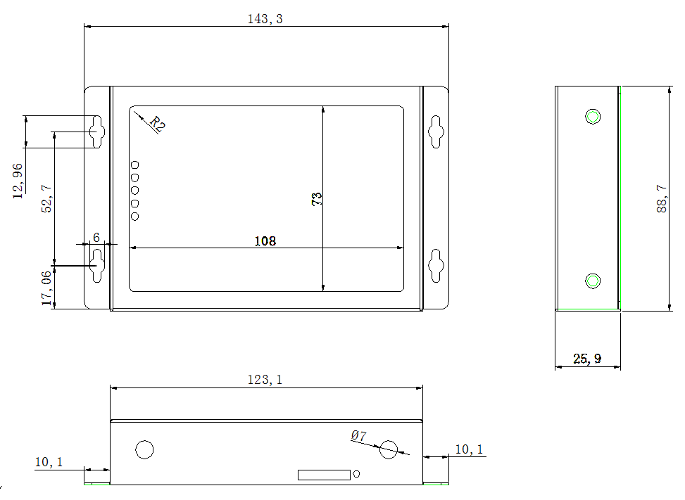 4路CAN转 4G DTU  双网口   QK-G4000C(图5)