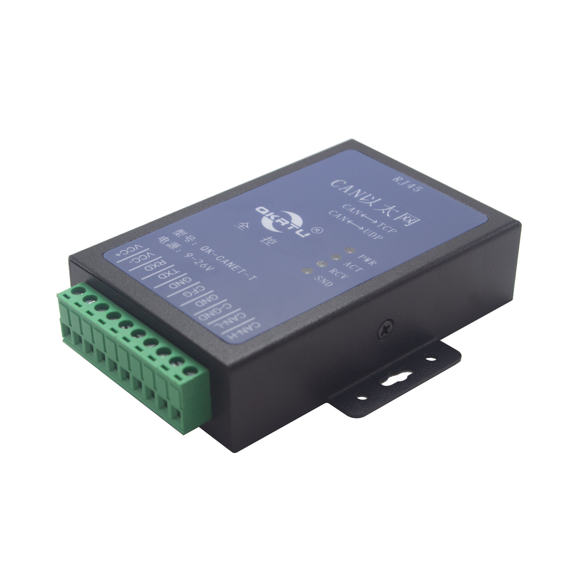 CAN转以太网 RJ45网口 QK-CANET(图1)